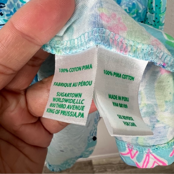 LIKE NWOT Lilly Pulitzer Kristen Swing Dress Lilly Loves Texas- Large - Picture 6 of 7